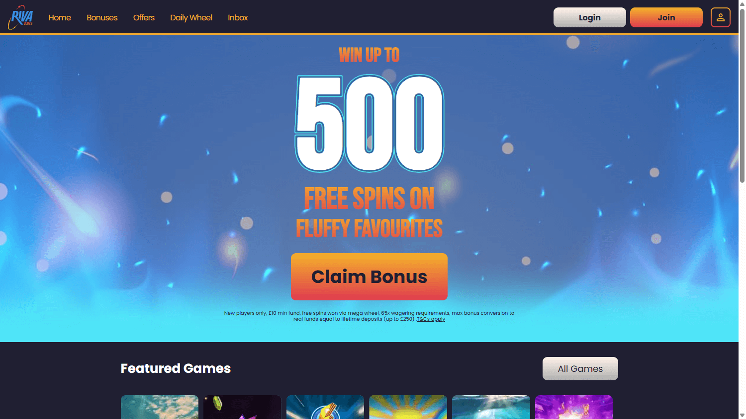 Riva Slots Casino Desktop screenshot